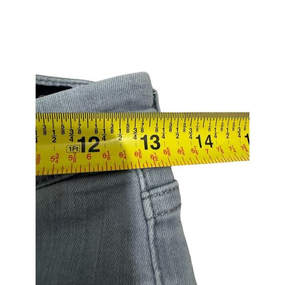 ALLSAINTS Grace Slashed Skinny Jeans In Gray Size 26 - Picture 9 of 10